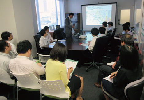 社員全員で目的意識を共有。 充実した社内研修が社員の成長に一役買っています。